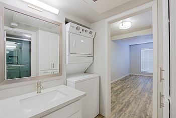In-unit washer and dryer